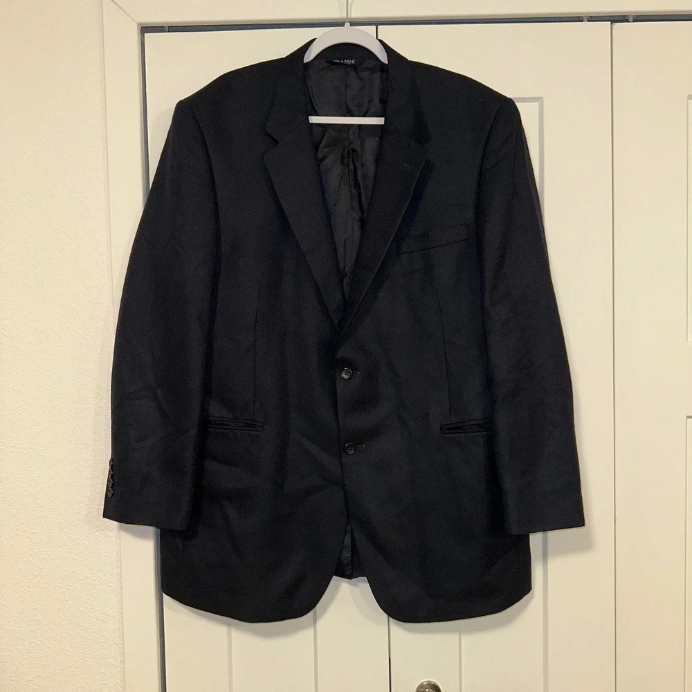 Jos. A. Bank Silk Camel Hair Blazer Sport Coat Business Career 46 L‎